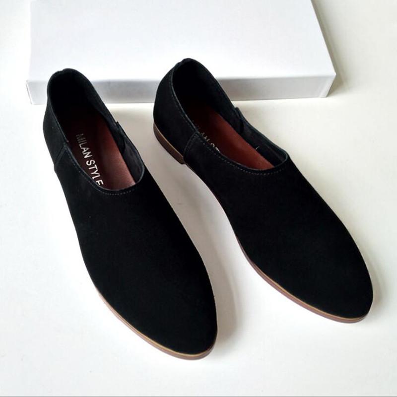 Fashion AIYUQI Ballet Flats Women's Shoes Genuine Leather Large Size 41 42 43 Pointed Toe Women's Loafers