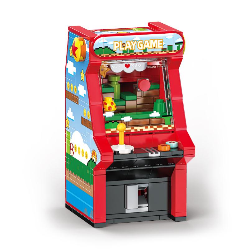 Jaki Retro Series Record Player/Game Machine Model Assembly Toy Ornament Moc High Brick Building Blocks Kids Birthday Gift