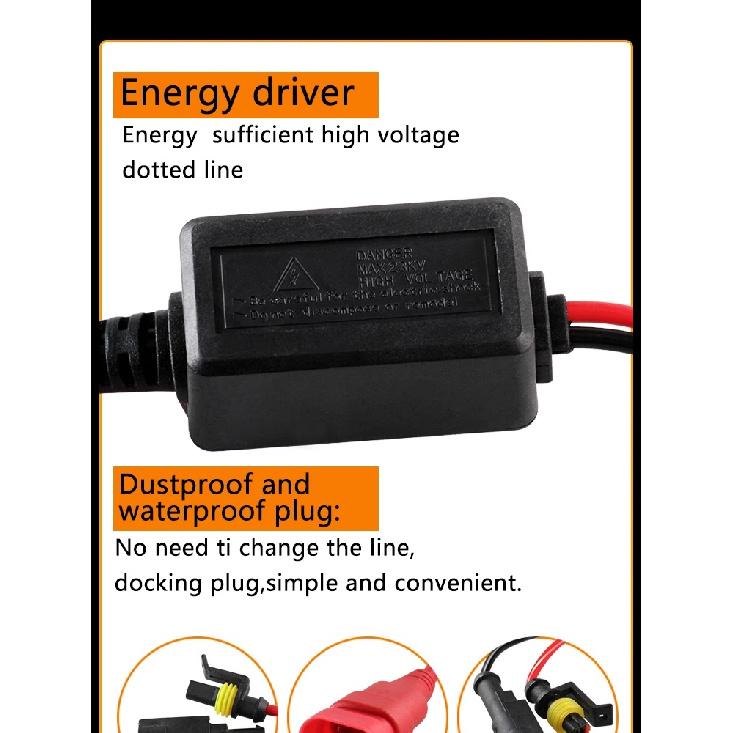 2Pcs Slim HID Ballast 55W Direct Direct Current 12V HID Xenon Ballast Replacement For H1 H3 H7 H8 H11 9005 9006 Xenon Bulbs