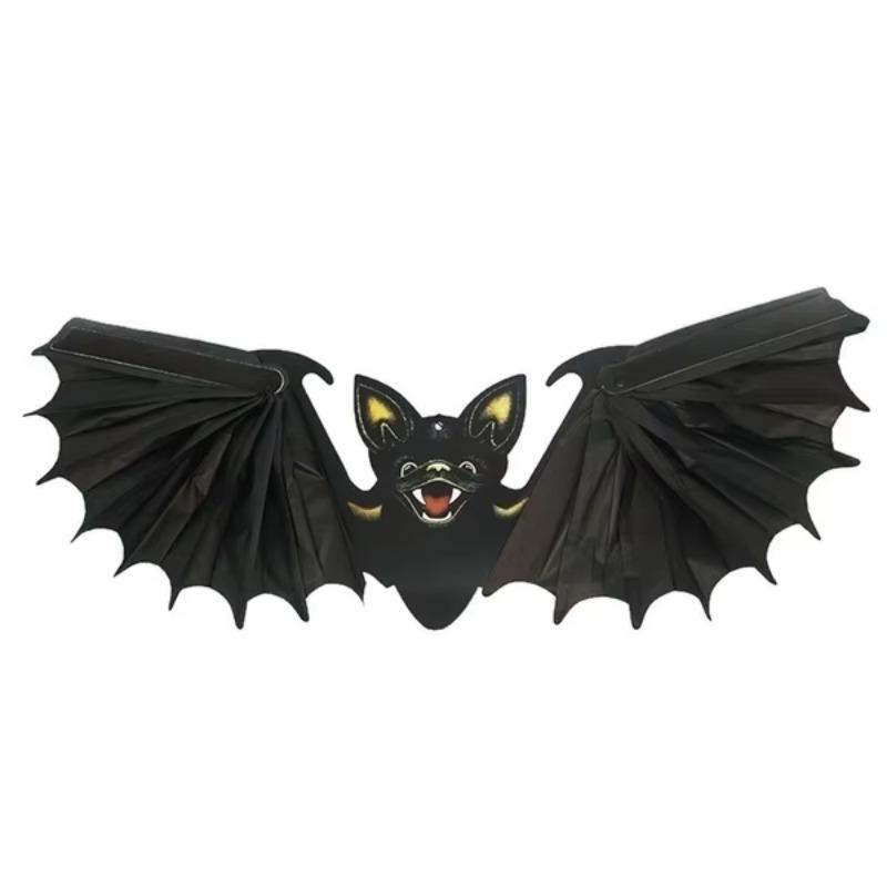 

1 шт. Хэллоуин игрушки летучая мышь реквизит складной ужас вечеринка принадлежности украшенияУкрашение для вечеринки глубокий/сапфировый