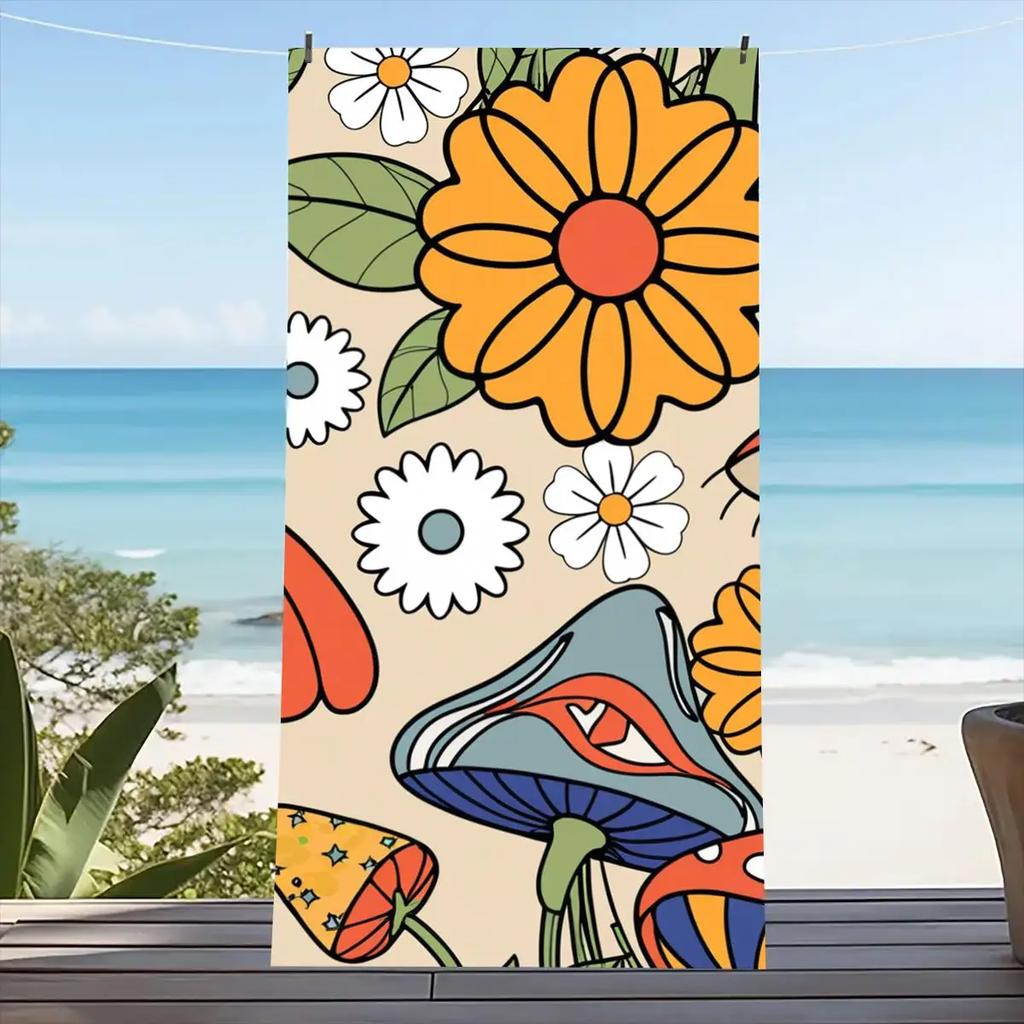 Sea Turtle Beach Towel Large Size Outdoor Travel Camping Absorbent Bath Towel Super Soft Summer Swimming Towel Bath