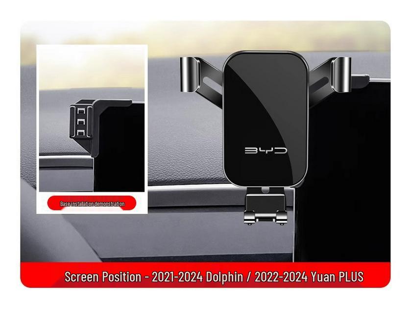 BYD Dolphin Qin Han EV Tang DMI Song Yuan PRO Car Phone Holder E5 Accessories