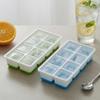 Large Reusable Ice Cube Trays Easy-Release Flexible Ice Cube Molds With Lids Big Square Cubed Ice Trays For Cocktail Coffee