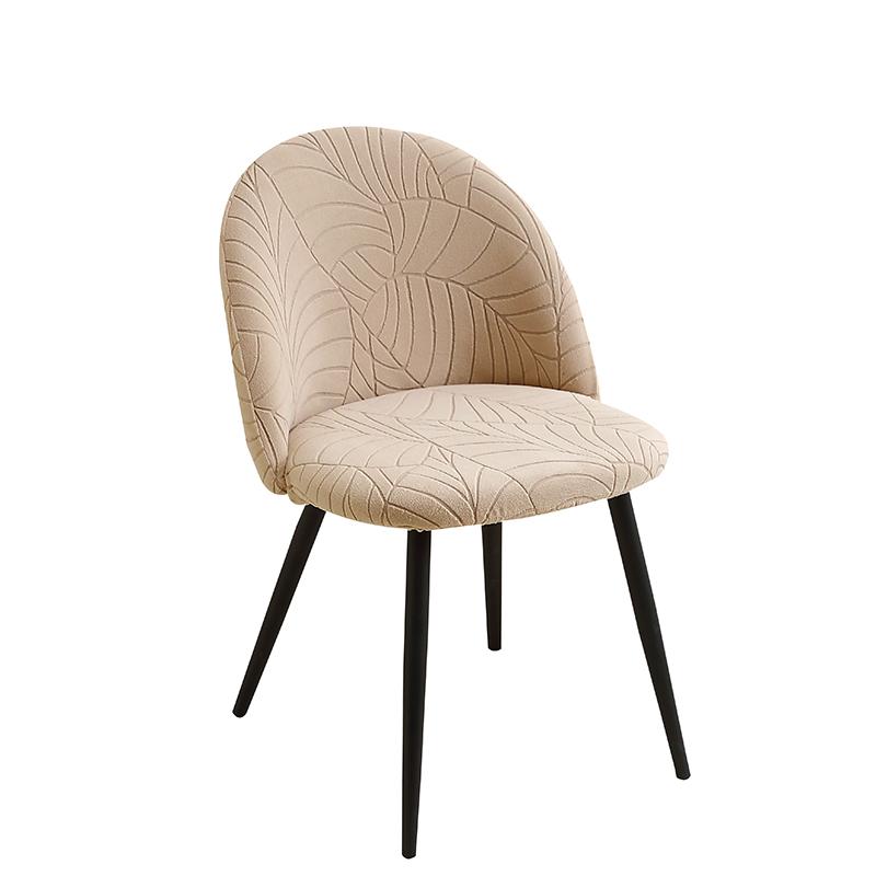 1/2/4/6Pcs Leaves Jacquard Chair Cover Stretch Duckbill Curved Dining Chair Slipcover Anti-Dirty Chairs Covers For Wedding El