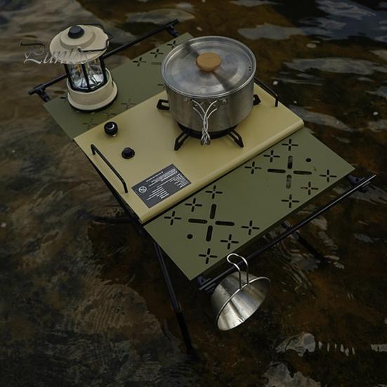 Aluminum Alloy Folding Table Barbecue Camping Table High Stability 20kg Load Capacity Multifunction Ultralight Portable Picnic BBQ Table