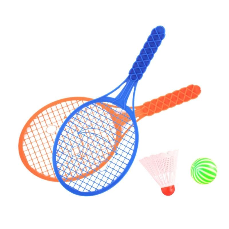 Badminton Racket Set Plastic Racket Set Tennis Racket Set For Toddlers Interactive Play Coordination Exercise
