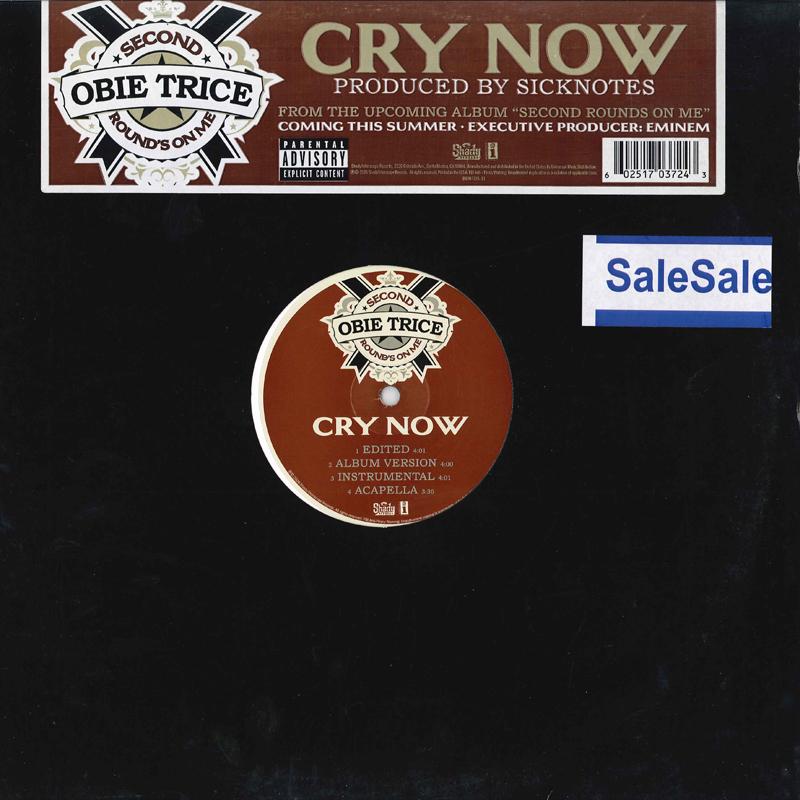 

12inch Record OBIE TRICE - Cry Now B000732611 SHADY 2006 US Rap & Hip-Hop/R&B Used