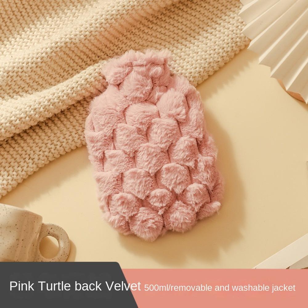 

New Cute Hot Water Bag Portable Soft Hand Warmer Plush Practical Warm Belly Treasure Winter