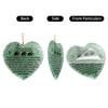 Heartfelt Elephant Keepsake - Ceramic Heart Ornament, Friendship Gift • Elephant Ornament