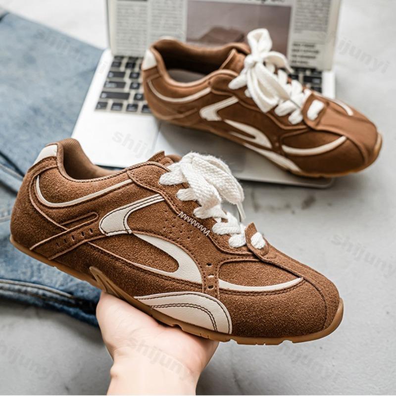 Fashion Summer Men's Casual Sneakers 2025 Retro Flat Casual Shoes 2025 Outdoor Sport Running Shoes Fashion Lace-up Male Walking Shoes