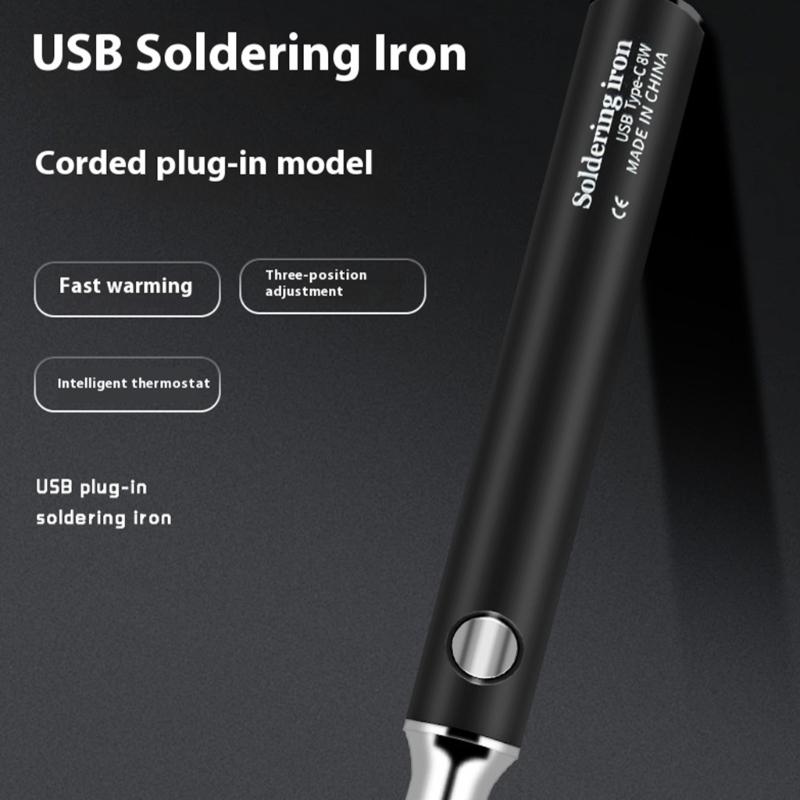 Mini Welding Machine Wire Soldering Iron For Electronics Repair Adjustable Temperature Tip Light weight Aluminum