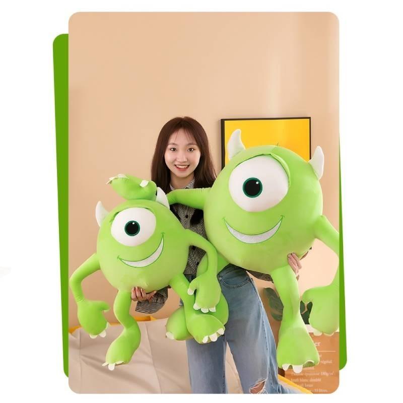 Cute Green Monster Plush Toy Big-eyed Stuffed Doll Perfect Birthday Present