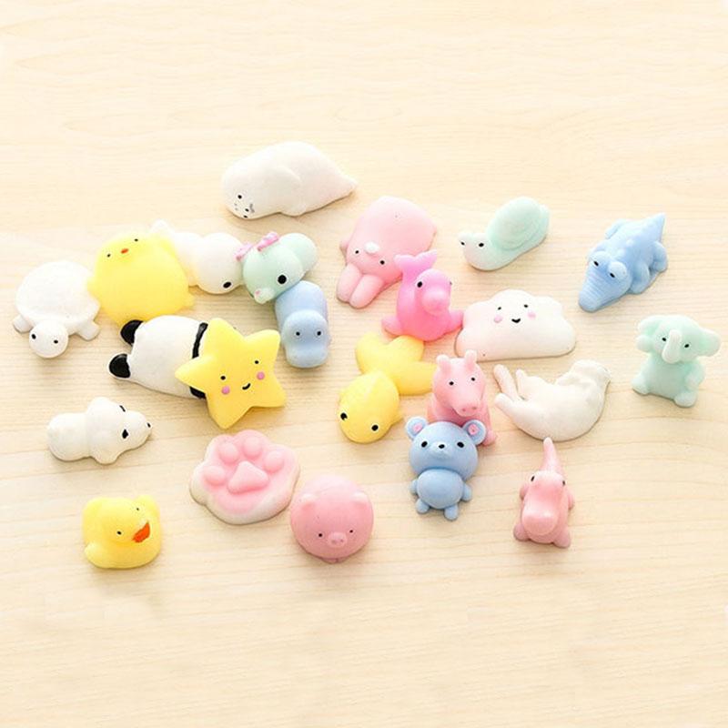 Random Stress Relief Toy Pinching Squeeze Cute Soft Fun Safe Venting Doll Pet