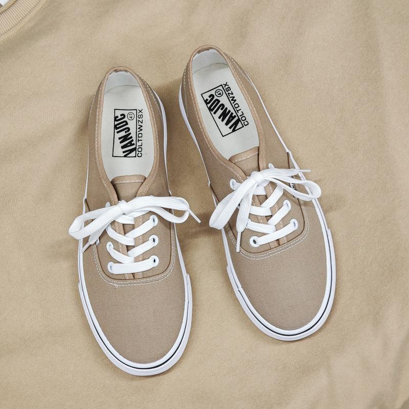 Spring and autumn new low-top board shoes trendy shoes versatile couple casual shoes student canvas shoes men's shoes
