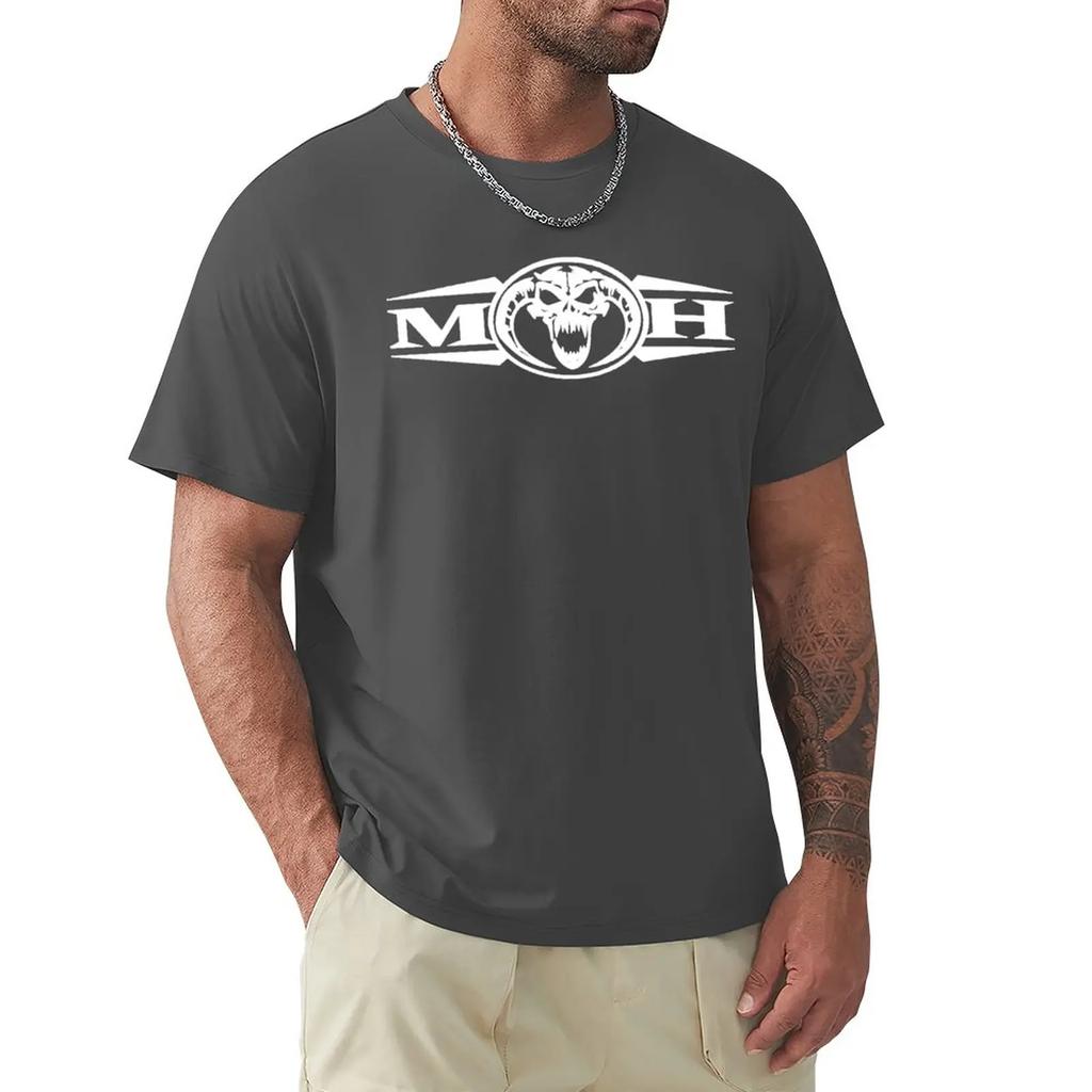 2024 Men's Casual Black T Shirt Summer Short Sleeve Oversized T Shirt