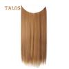 TBH Women Long Straight Curly Wig Full Head Hairpiece Clip Hair Extensions