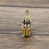 FLEOR 2pcs B500K Guitar Long Copper Split Shaft Guitar Tone Volume 18 Spline A500k+2pcs Push-Push Pots, Potentiometer,