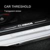 4PCS Invisible Car Door Sill Scuff Plate Sticker for Mazda Speed MS RX8 Q RX7 MX5 BT50 BL BM GJ CX30 Car Accessories
