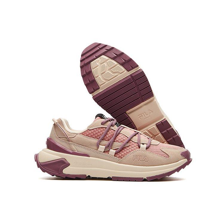 FILA Corsa Fabric Cow Nubuck Leather Trendy Versatile Casual Shock Absorbing Breathable Supportive Low Top Dad Shoes Women sneaker F12W134145FPP