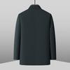 Men's Plus Size Mid-Length Lapel Windbreaker