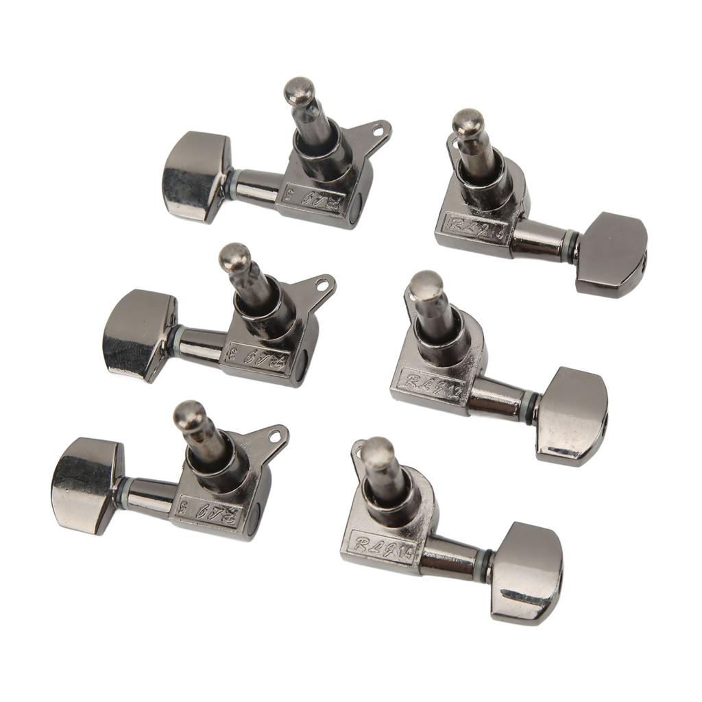 Small     Enclosed Locking Tuners 3L 3R Metal String Tuning Pegs Guitar Accessories
