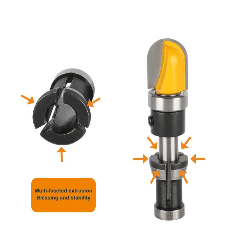 1 sada M17 6/6,35/8 mm kleštinový sklíčidlo adaptér s maticí kovové gravírování ořezávací stroj frézka fréza příslušenství