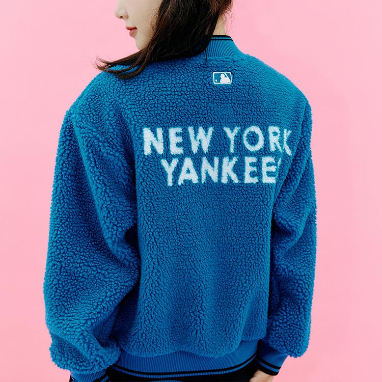 New MLB New York Yankees Baseball Jerseys Women's Blue 3AJPF0116-50BLD