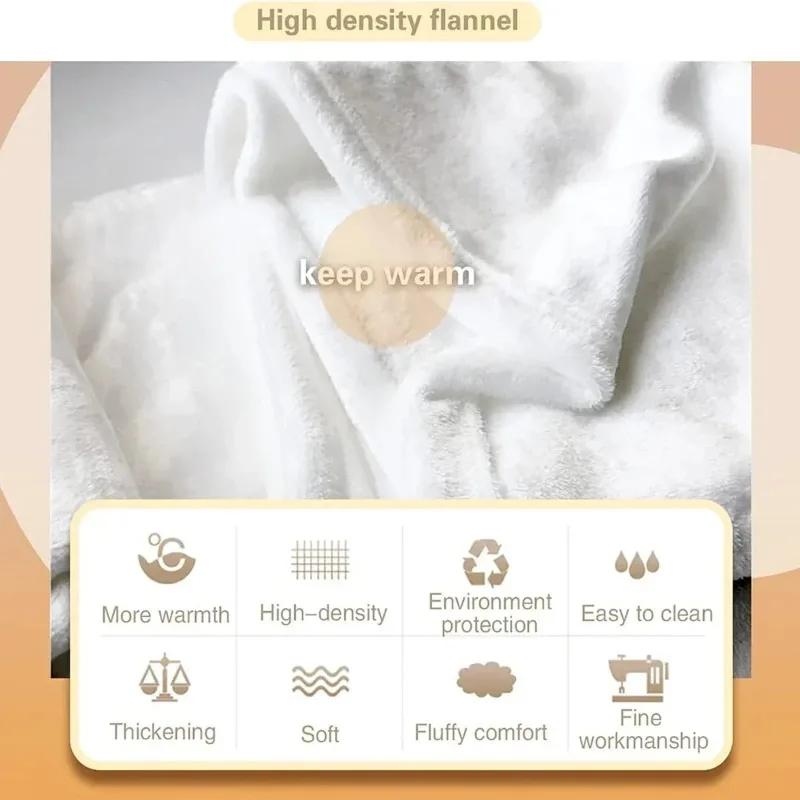 Shark Design Flannel Throw Blanket All Season Use For Air Conditioning Office Sofa Bed Soft Comfortable