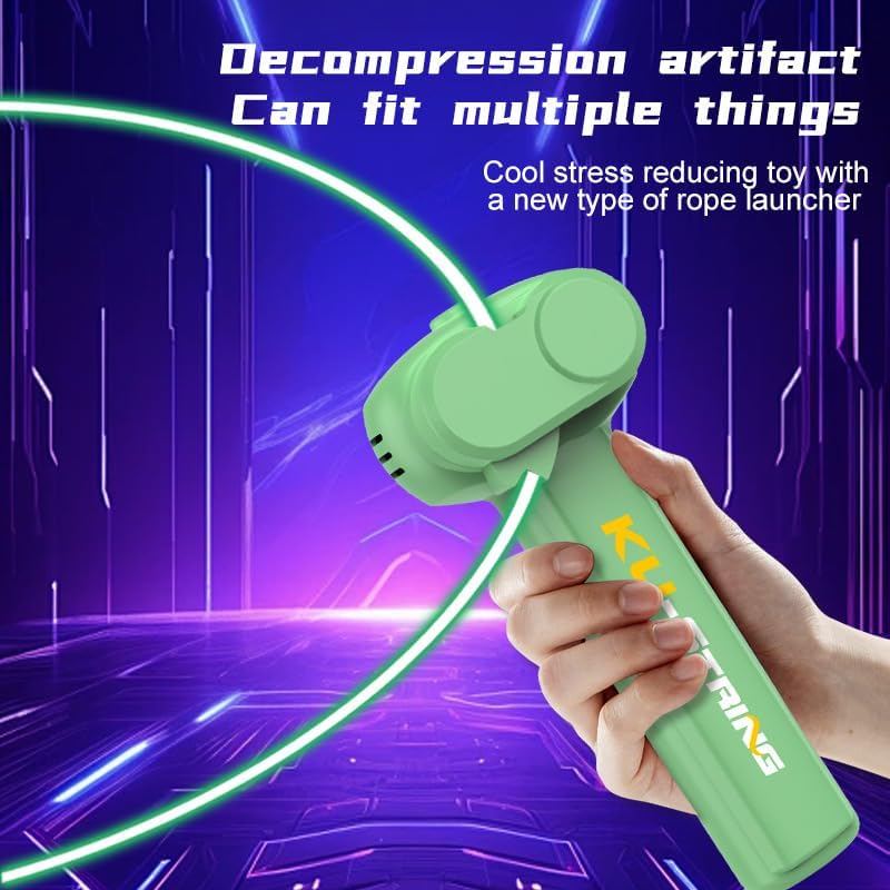 Elektrikli İpli Halat Fırlatıcı, Çocuklar İçin Kement İpli Atıcı, Halat Fırlatıcı Pervane, Çocuklar ve Yetişkinler İçin Oyuncak - Havalı Oyuncaklar - Rock it Kırmızı Fermuarlı İpli Oyuncak