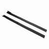 6PCS Car Side Skirt Carbon Fiber Pattern 3 Section Type Side Skirts Winglets Diffusers Universal Replacement For Accord