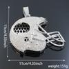 Minnesota Vikings Football Helmet Alloy Pendant Necklace