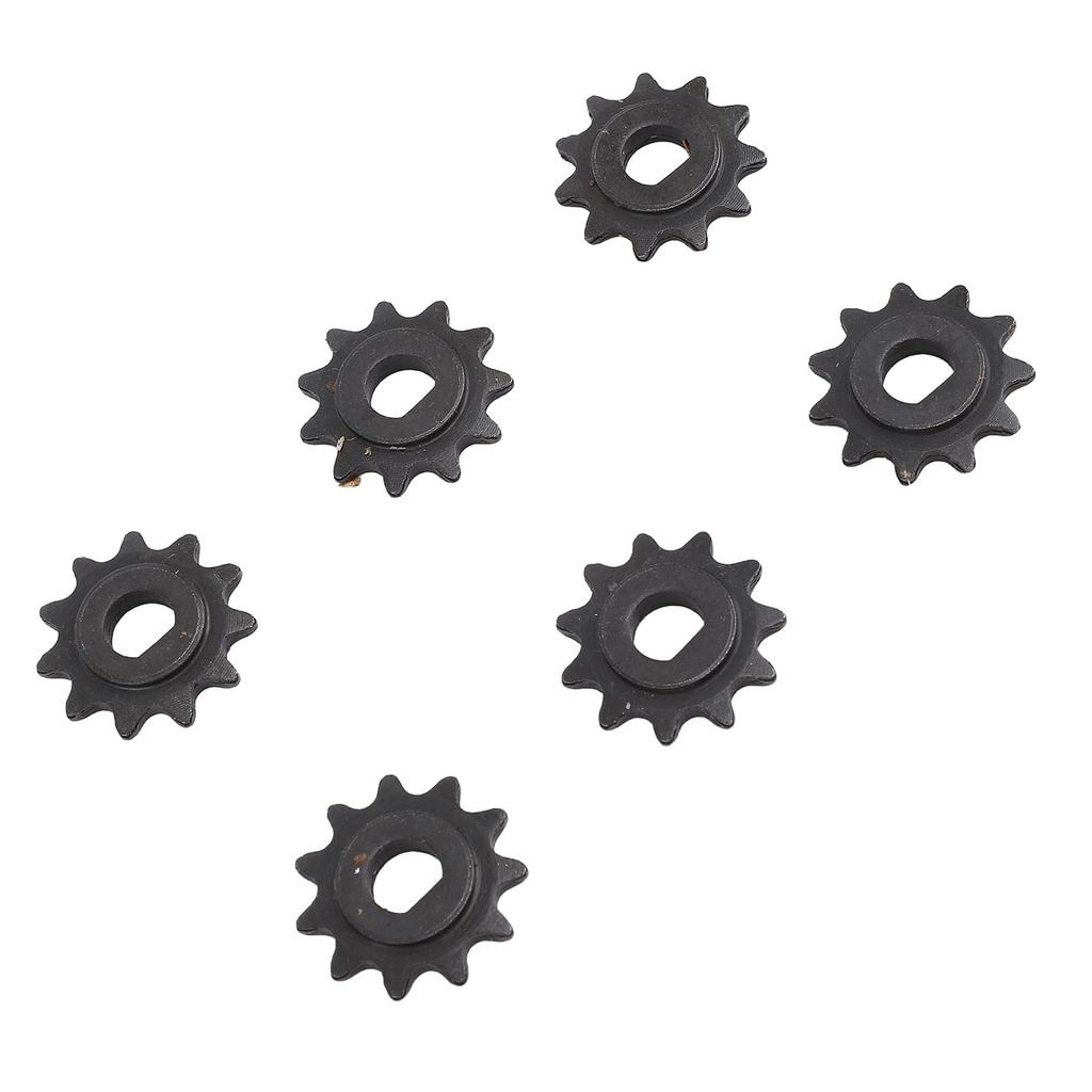 6pcs 11T Teeth 25H Chain Motor Sprockets Inner Diameter 8mm D Hole Chain Sprockets for Electric