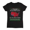 Trump Better Coverage Than 5G Funny Ugly Christmas Ladies' Crewneck T-Shirt Unisex T-Shirt