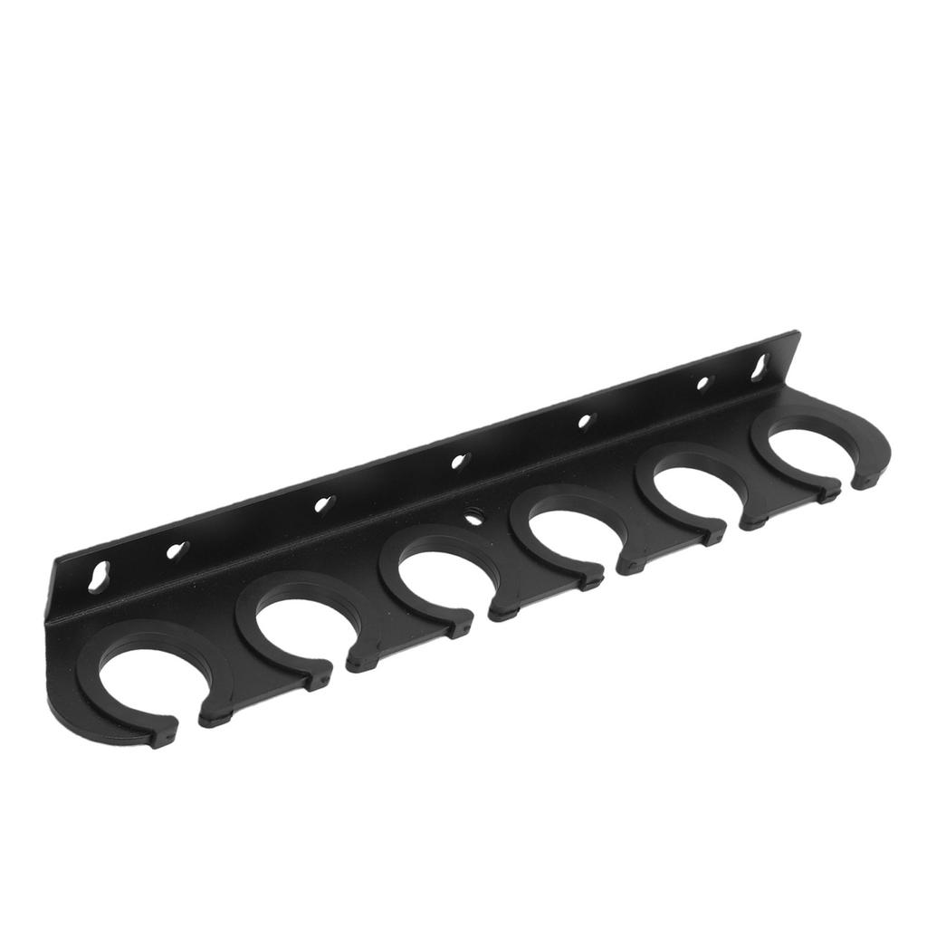 Suporte para Múltiplos Microfones Métodos de Montagem Dupla Organizador para 6 Microfones com Anéis Antiderrapantes para Microfones de Mão com Fio Sem Fio