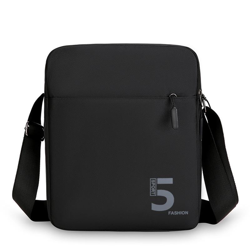 Bolso cruzado impermeable de tela Oxford para hombre, Bolso de mensajero casual de un solo hombro
