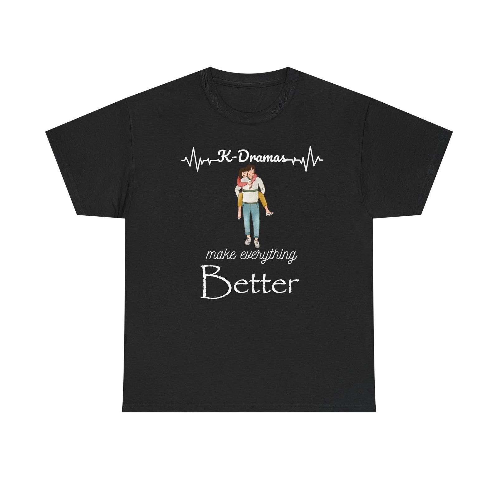 K-Drama Vibes Tee, Gift for Show Lovers, Casual Wear, Movie Night Essential L