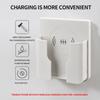 QI Universal Flush Wall Mount Wireless Charger,15W Fast Charging Stand for Phones,AC 110–220V
