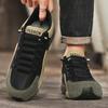 New Men's Platform Sneakers Designer Mesh Breathable Casual Shoes Outdoor Versatile Non-slip Wear-resistant Vulcanized Shoe 2025