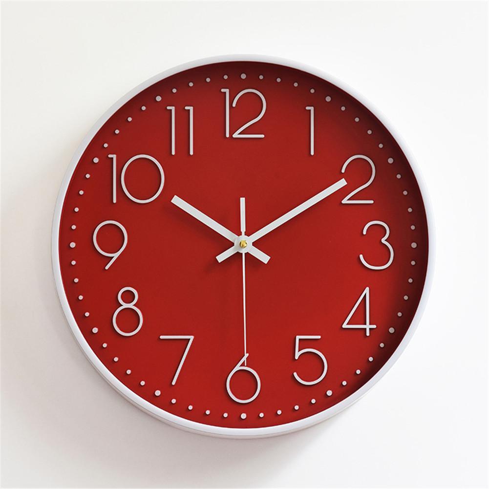 Silent Movement Wall Clock Fashion Living Room Wall Clock 12 Inch 30cm