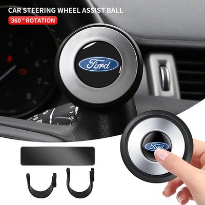 360 Degree Turning Steering Wheel Booster Spinner Knob For Mk2 Mk3 Ranger Mondeo Mk4 S-MAX Kuga Mustang Fusion Car Styling