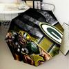 Green Bay Packers Fan Gear Umbrella Folding umbrella, automatic umbrella 8-Frame for Travel, camping Use Gift for Halloween Christmas