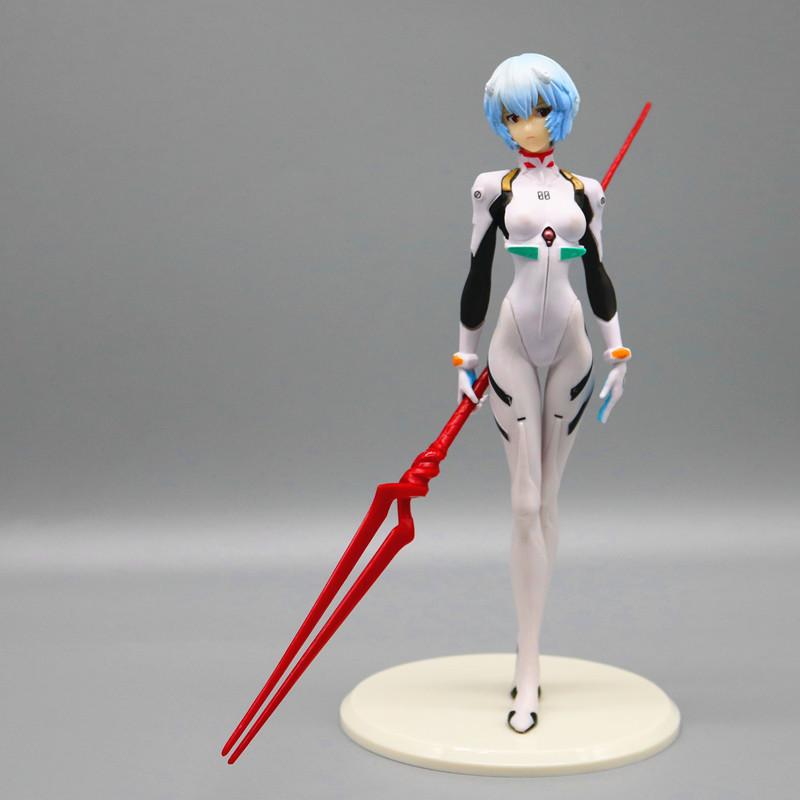 22cm New Evangelion Rei Figur Spielzeug Puppe Weihnachts- Geburtstagsgeschenk für Kinder Mädchen