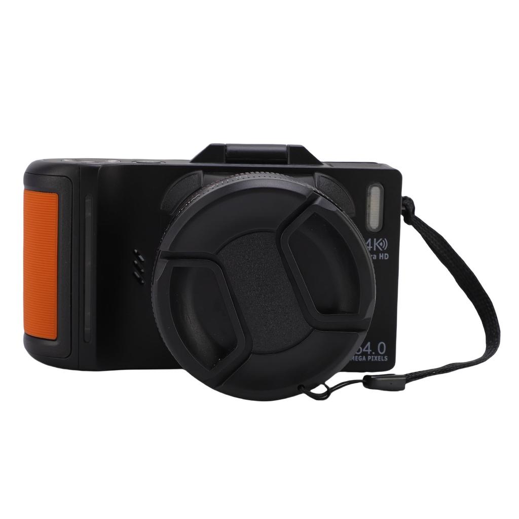 64MP Digital Camera HD 4K Photography Portable Compact Camera with 3in Screen 18X Zoom Anti Shake Auto for Travel