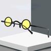 Steampunk Sunglasses Men Multi Color Lens Ultra Small Frame Vintage Round Sun Glasses Male Fashion Gothic Punk Shades Eyewear