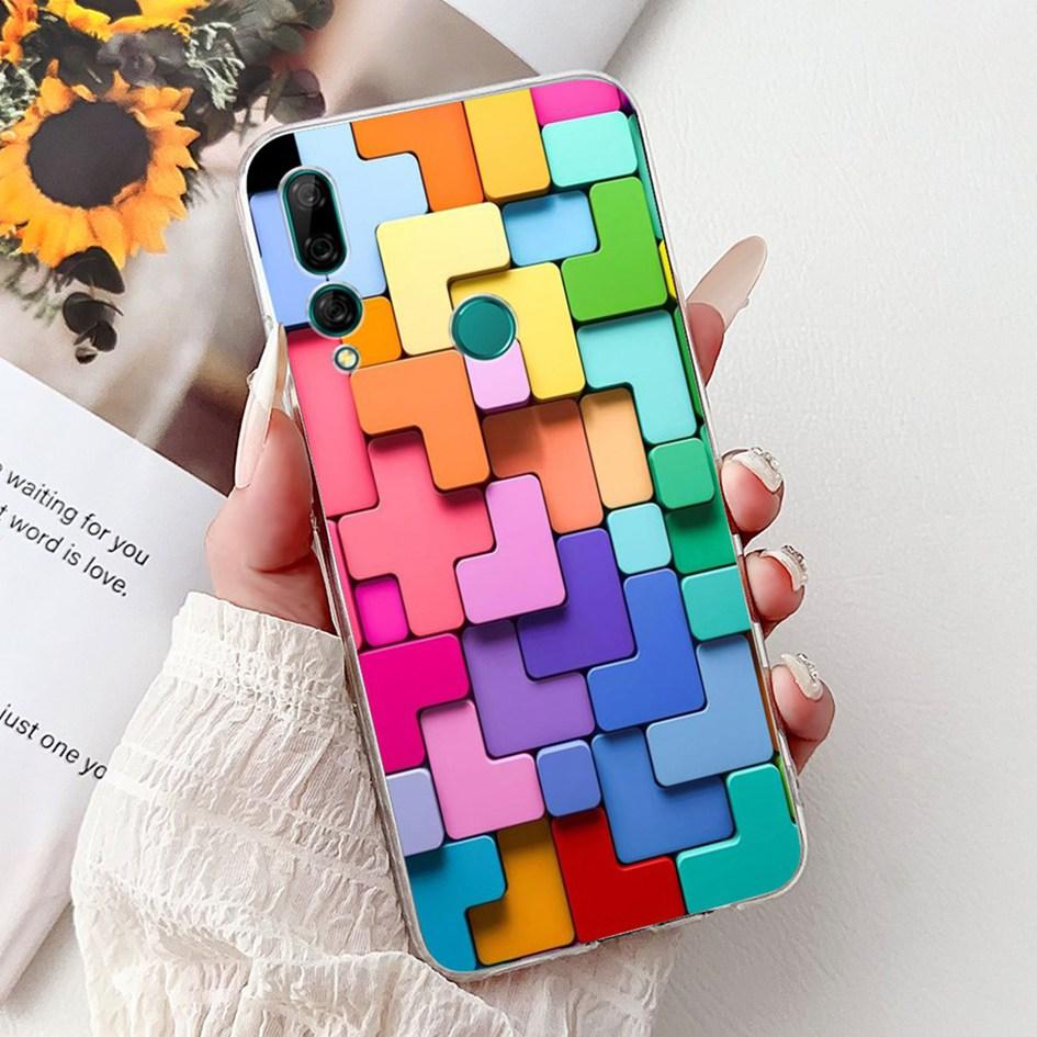 For Huawei Y9 2019 Case Y9 Prime 2019 Cover Cute Cartoon Lion Carp Soft Silicone Phone Covers For Huawei P Smart Z STK-LX1 Shell