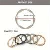 5pcs Versatile Metal Scarf & T-Shirt Clips - Easy Knotting and Waist Cinching Accessories for Sewing and Knitting