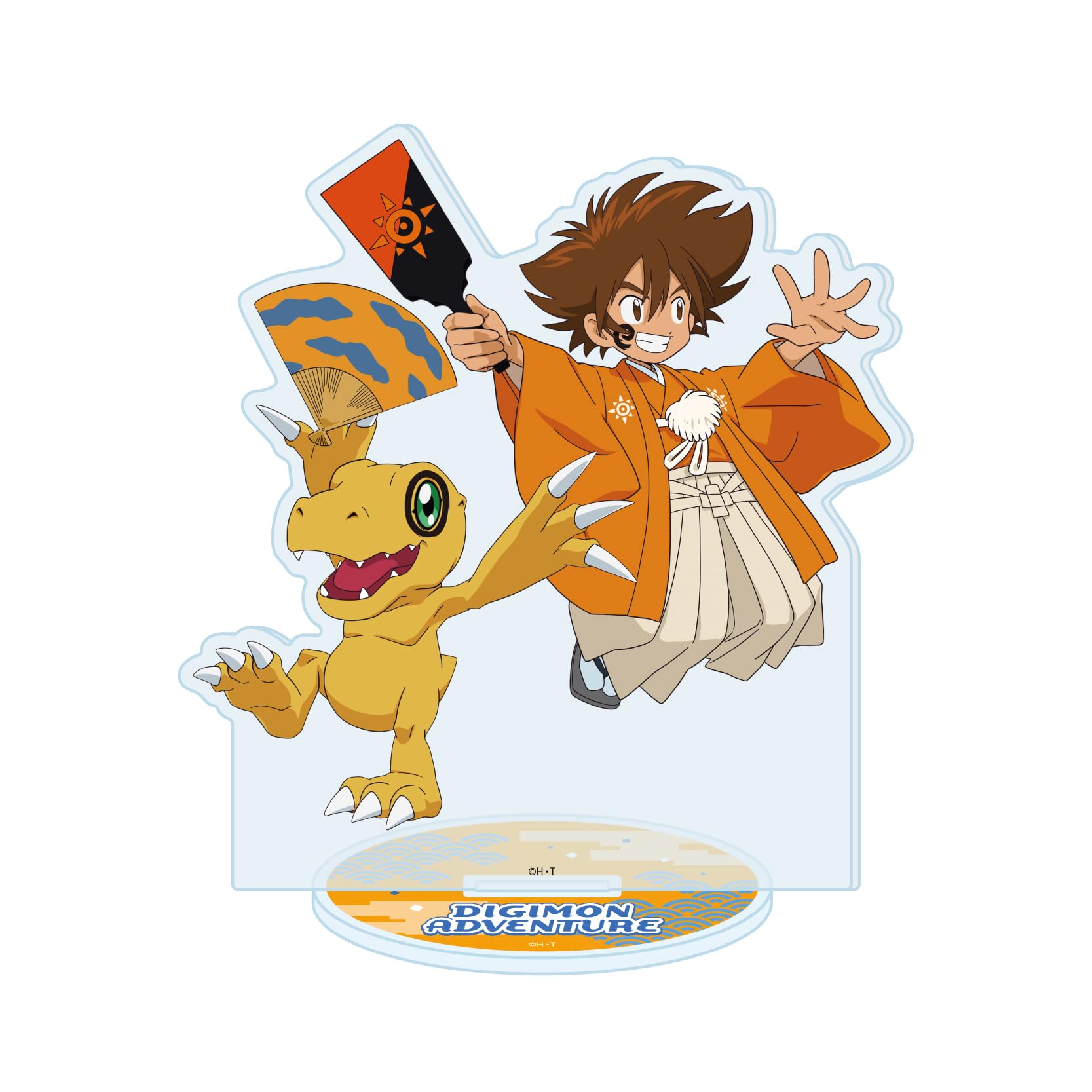 

Digimon Adventure 09 Yagami Taichi & Agumon New Year s ver. [Original Illustration] Acrylic Stand