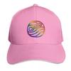 Water Nation Pride Baseball Cap Contrast Two Tone Brim Snapback Flat Bill Strapback Dad Hat