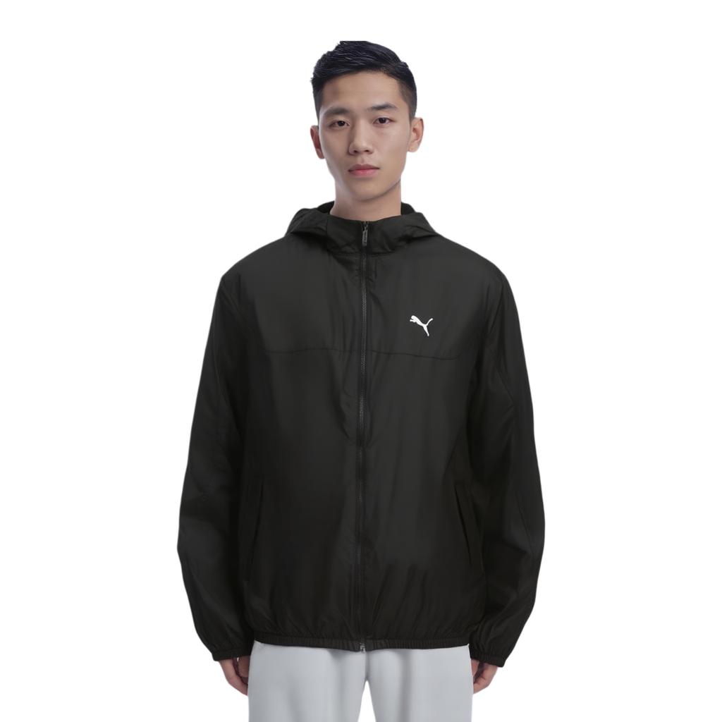 Puma Comfortable Breathable Skin-Friendly Hooded Zipper Long Sleeve Jacket Men Jackets Black 687547-01
