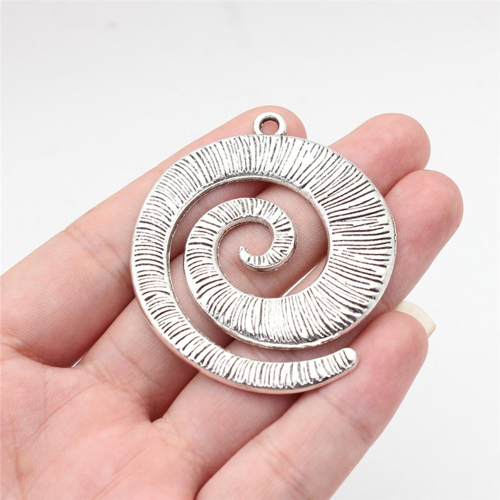 Berloques Pingentes Ondulados Gota de Água Espiral Materiais de Joalheria Infantil QC135